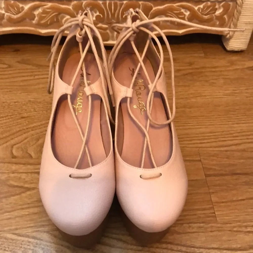 Cosplay Ank Rouge pink platforms Japanese brand